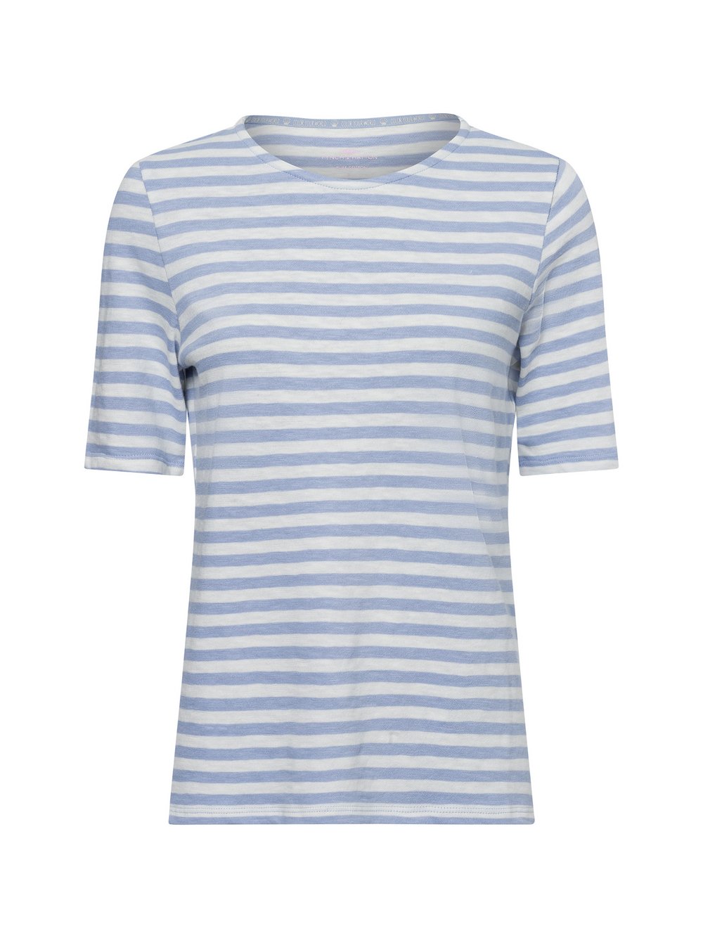 Fynch-Hatton Feinstrick-T-Shirt Damen Baumwolle mehrfarbig gestreift, M