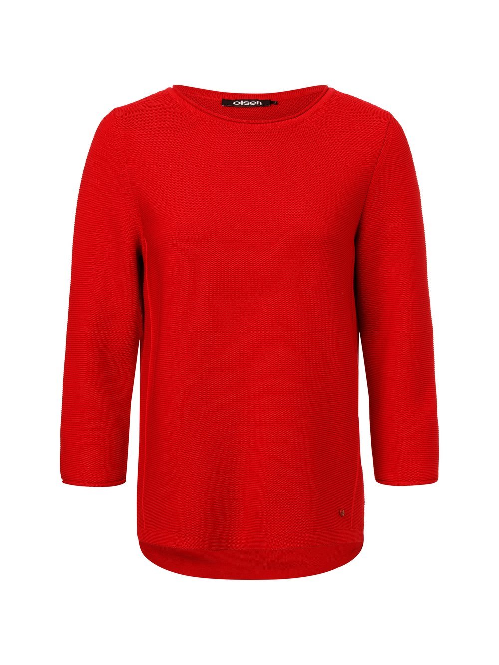 Olsen Strickpullover Damen Baumwolle rot, 38