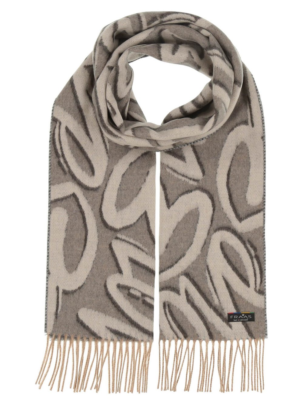 Thumbnail - Fraas Schal Damen grau gemustert, ONE SIZE