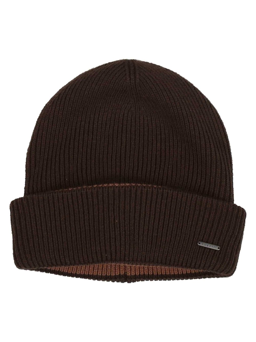 Thumbnail - Bugatti Wende-Strickmütze Herren braun, ONE SIZE