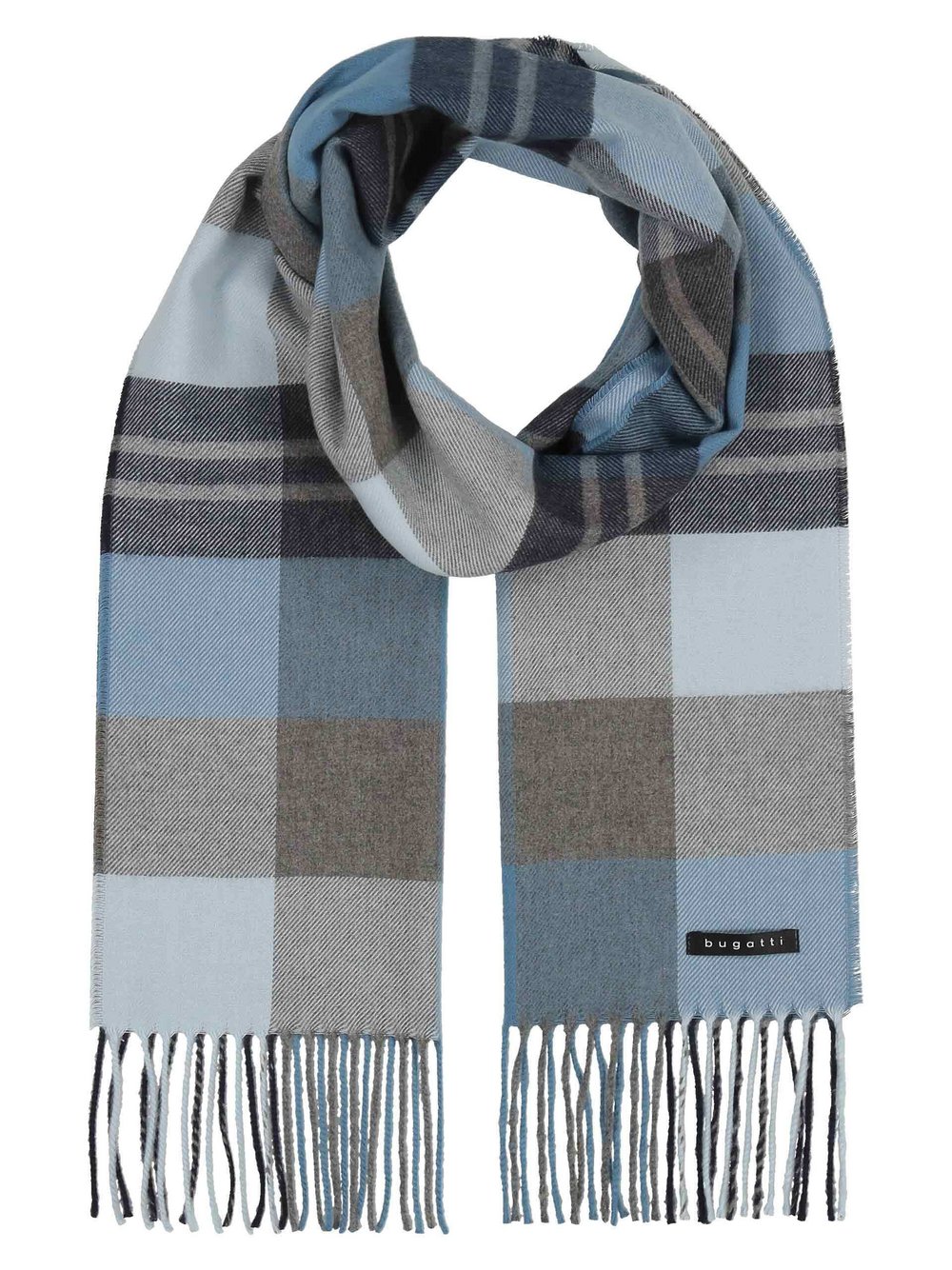 Bugatti Schal Herren mehrfarbig kariert, ONE SIZE