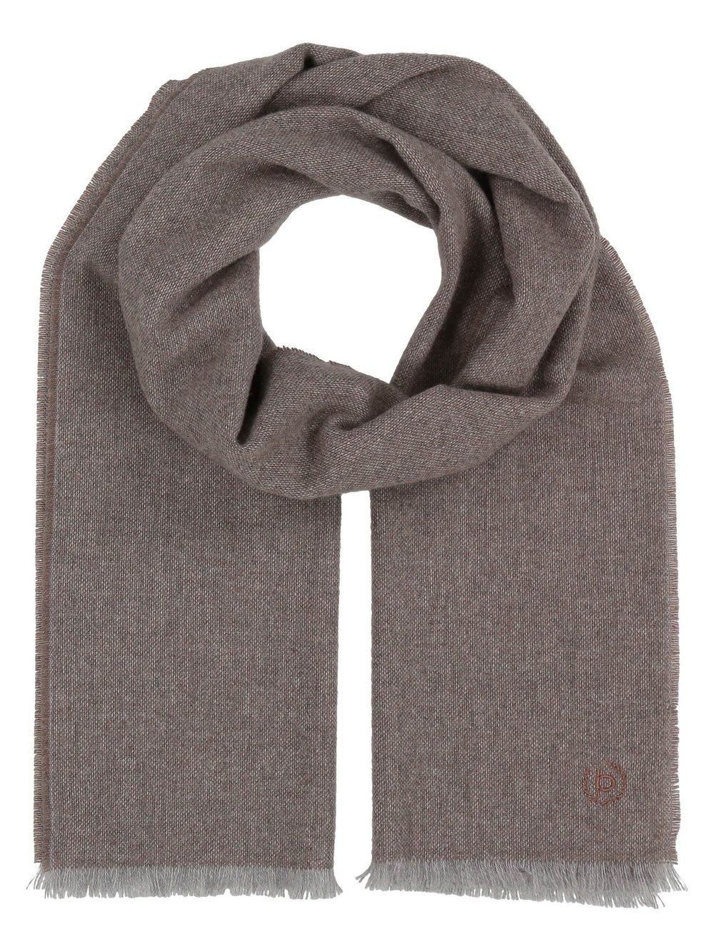 Bugatti Schal Herren Cashmere braun, ONE SIZE