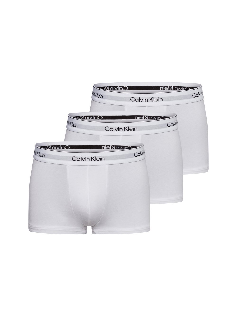 Calvin Klein Boxershorts im 3er-Pack Herren Baumwolle weiß, M