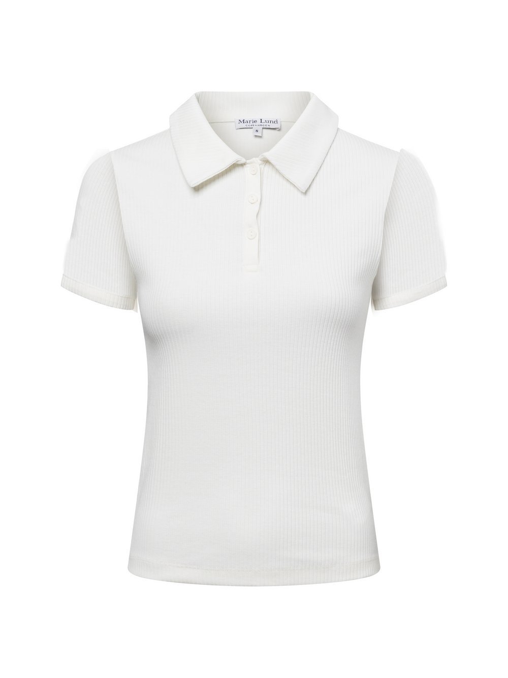 Marie Lund Collection Poloshirt Damen Baumwolle weiß, M