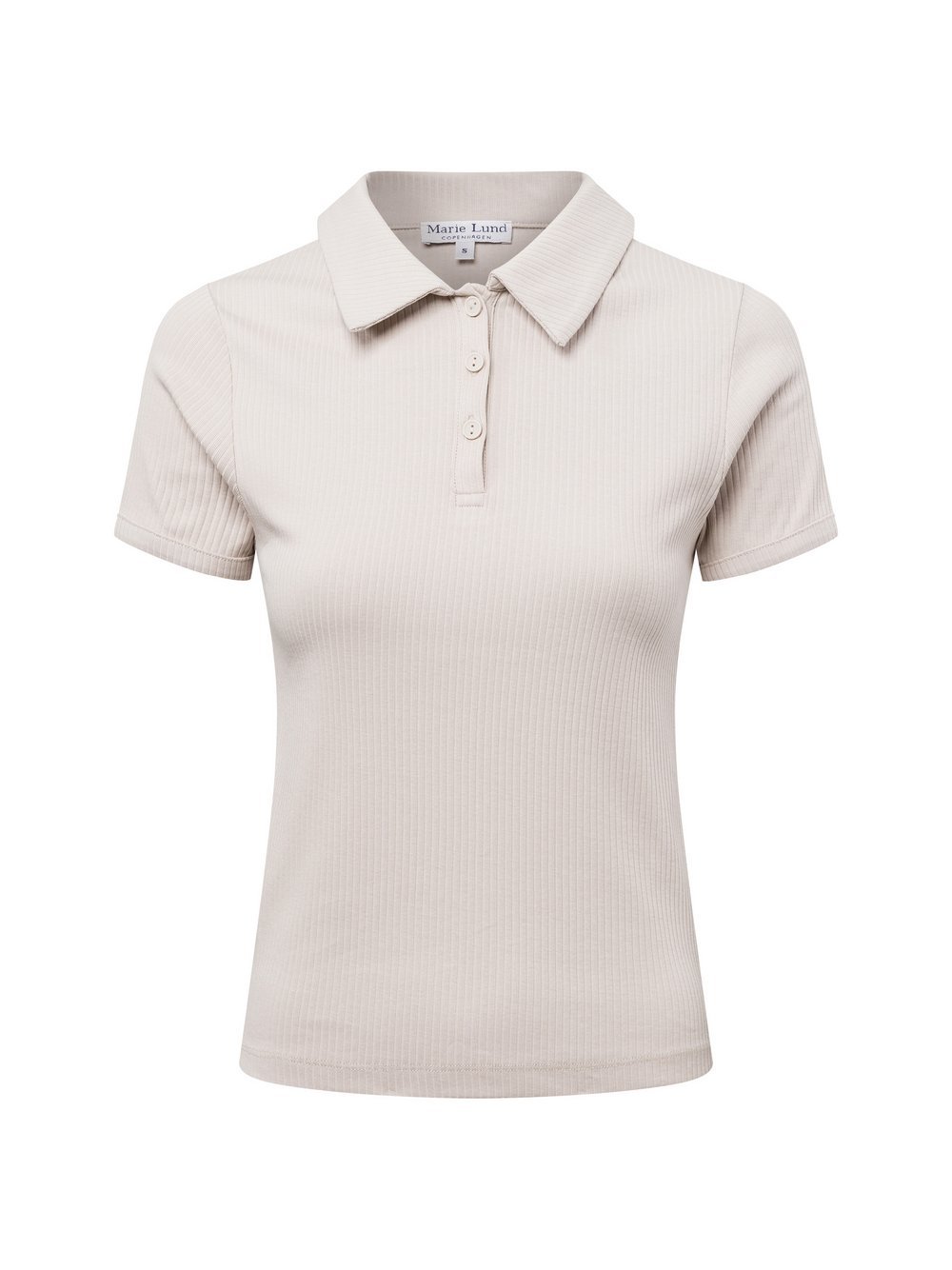 Marie Lund Collection Poloshirt Damen Baumwolle beige, XXL