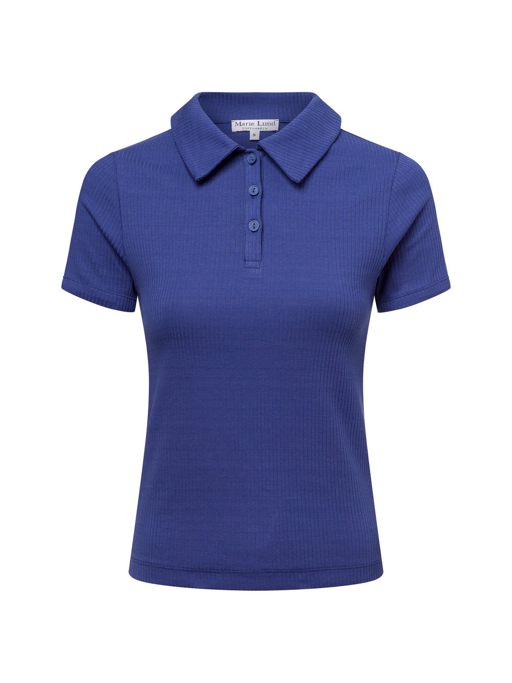 Marie Lund Collection Poloshirt Damen Baumwolle blau, S