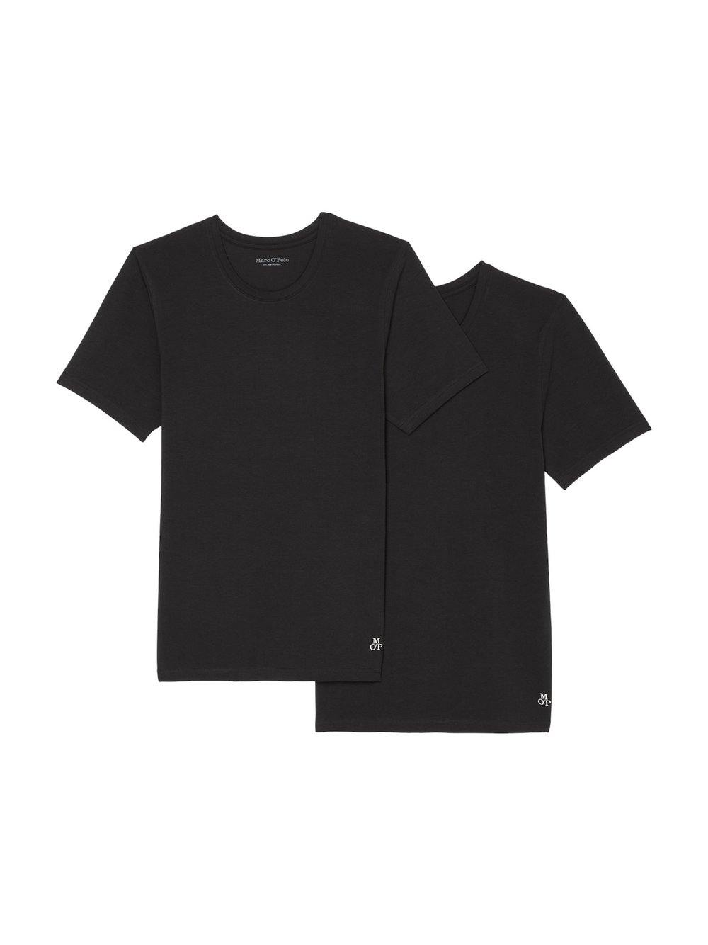 Marc O'Polo T-Shirt Herren Baumwolle schwarz, L