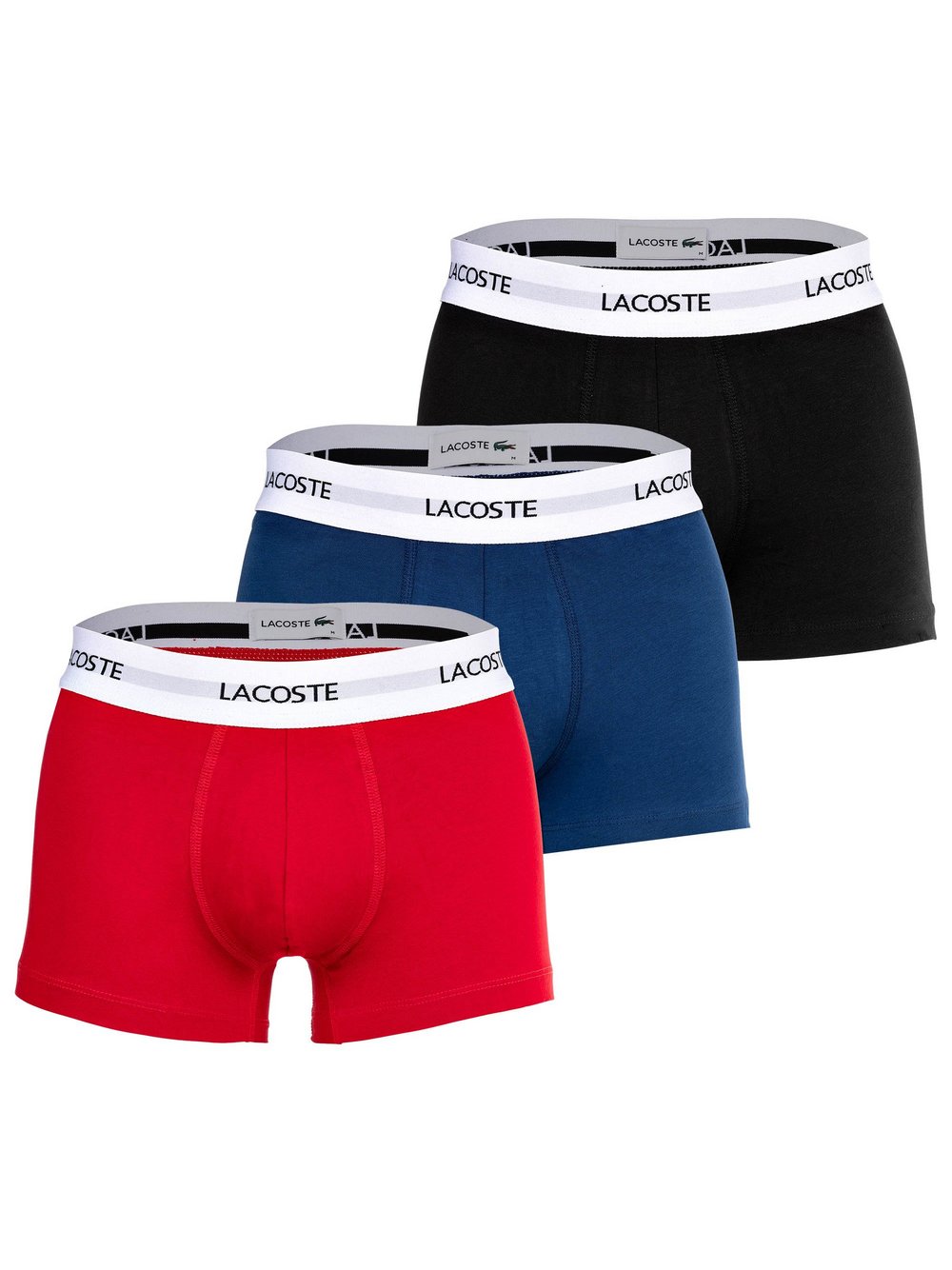 Lacoste Boxershort 3er Pack Herren Baumwolle mehrfarbig, XL
