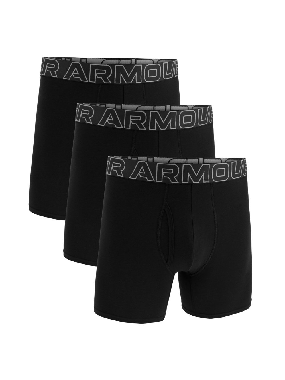 Under Armor Boxershort 3er Pack Herren Baumwolle schwarz, L