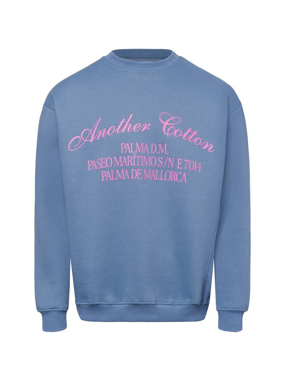 Another Cotton Lab Sweatshirt Damen Baumwolle blau bedruckt, M