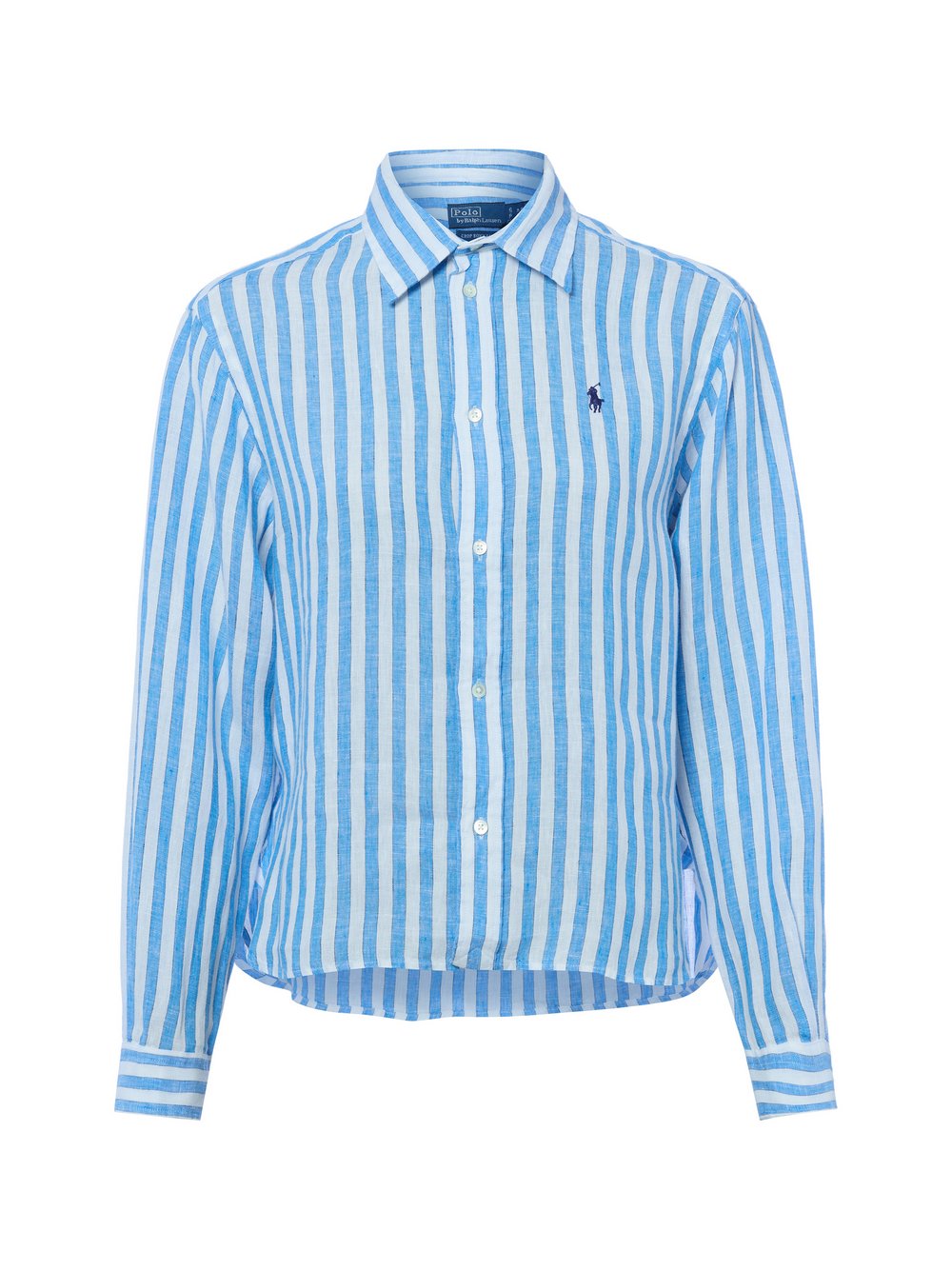 Polo Ralph Lauren Bluse Damen Leinen blau gestreift, M