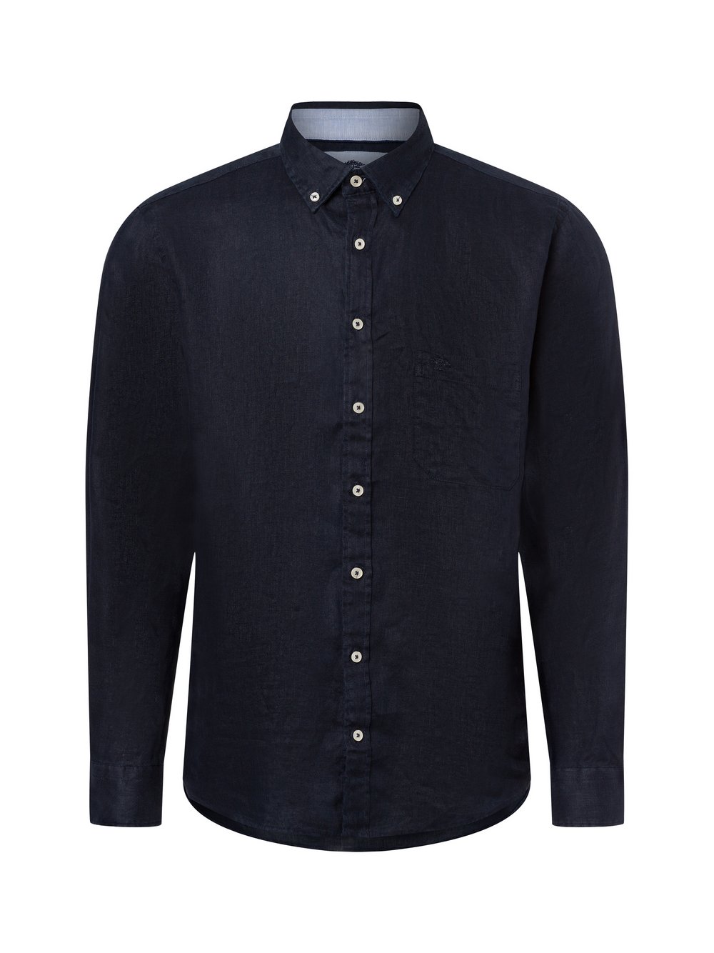 Thumbnail - Fynch-Hatton Freizeithemd aus Leinen Herren Regular Fit blau meliert, XXXL