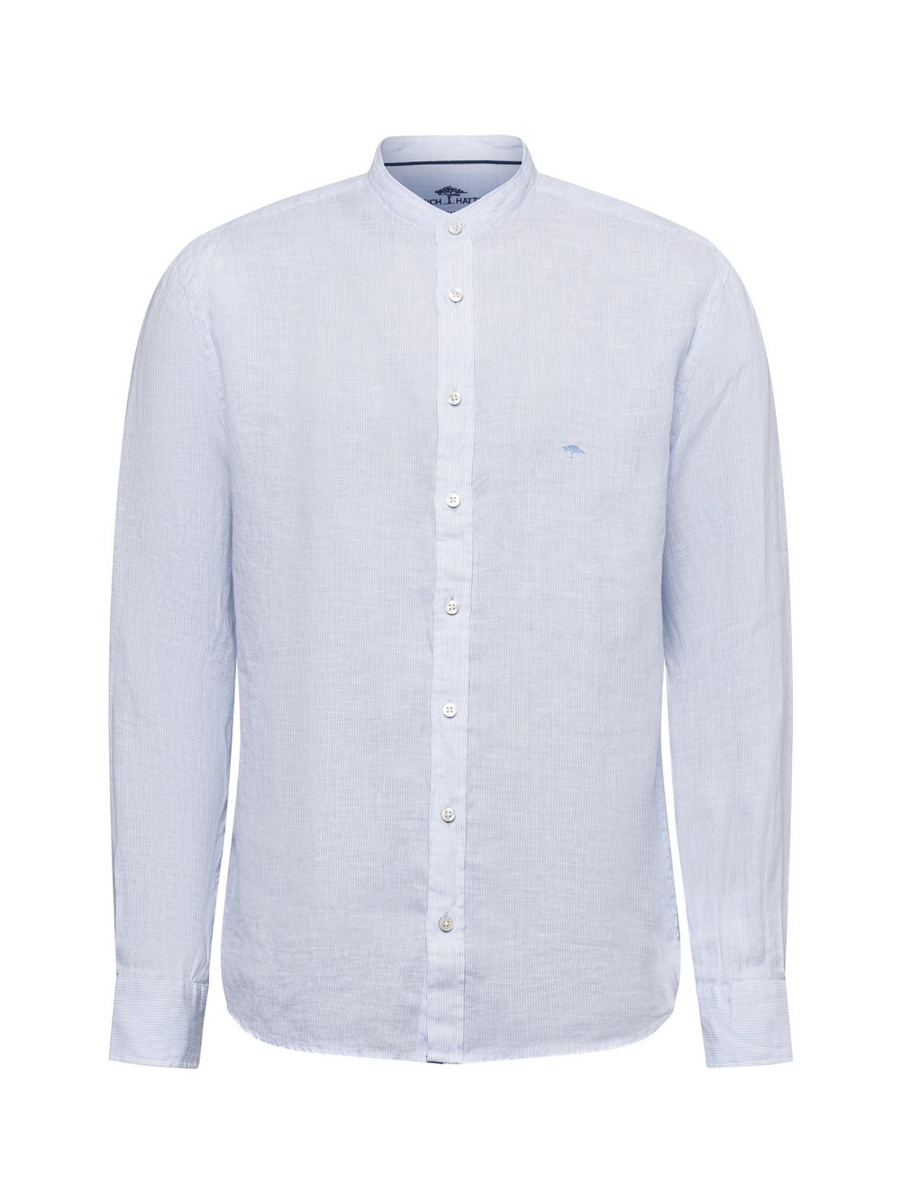 Fynch-Hatton Freizeithemd aus Leinen Herren Regular Fit blau gestreift, XL