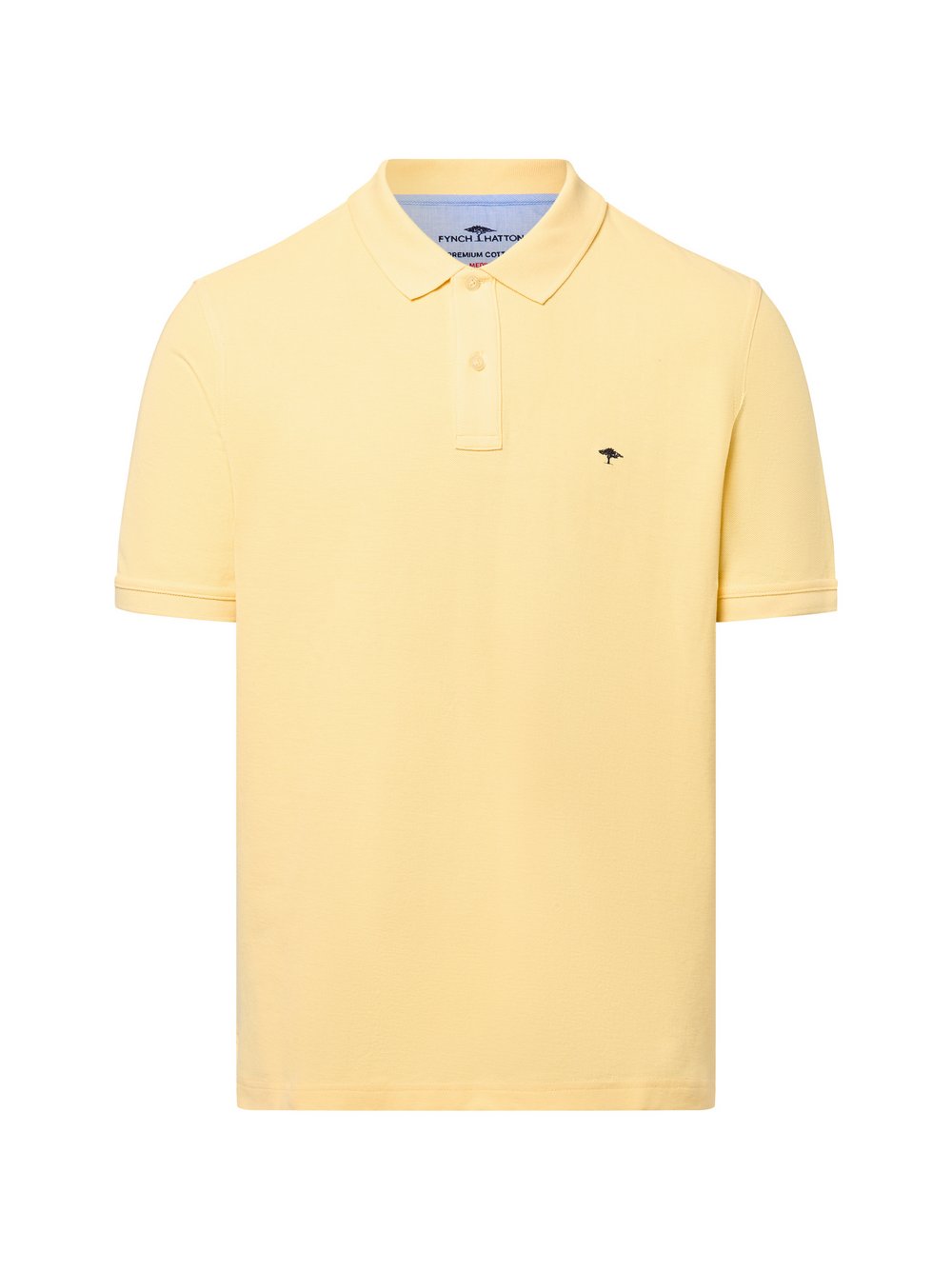 Fynch-Hatton Poloshirt Herren Baumwolle gelb, M
