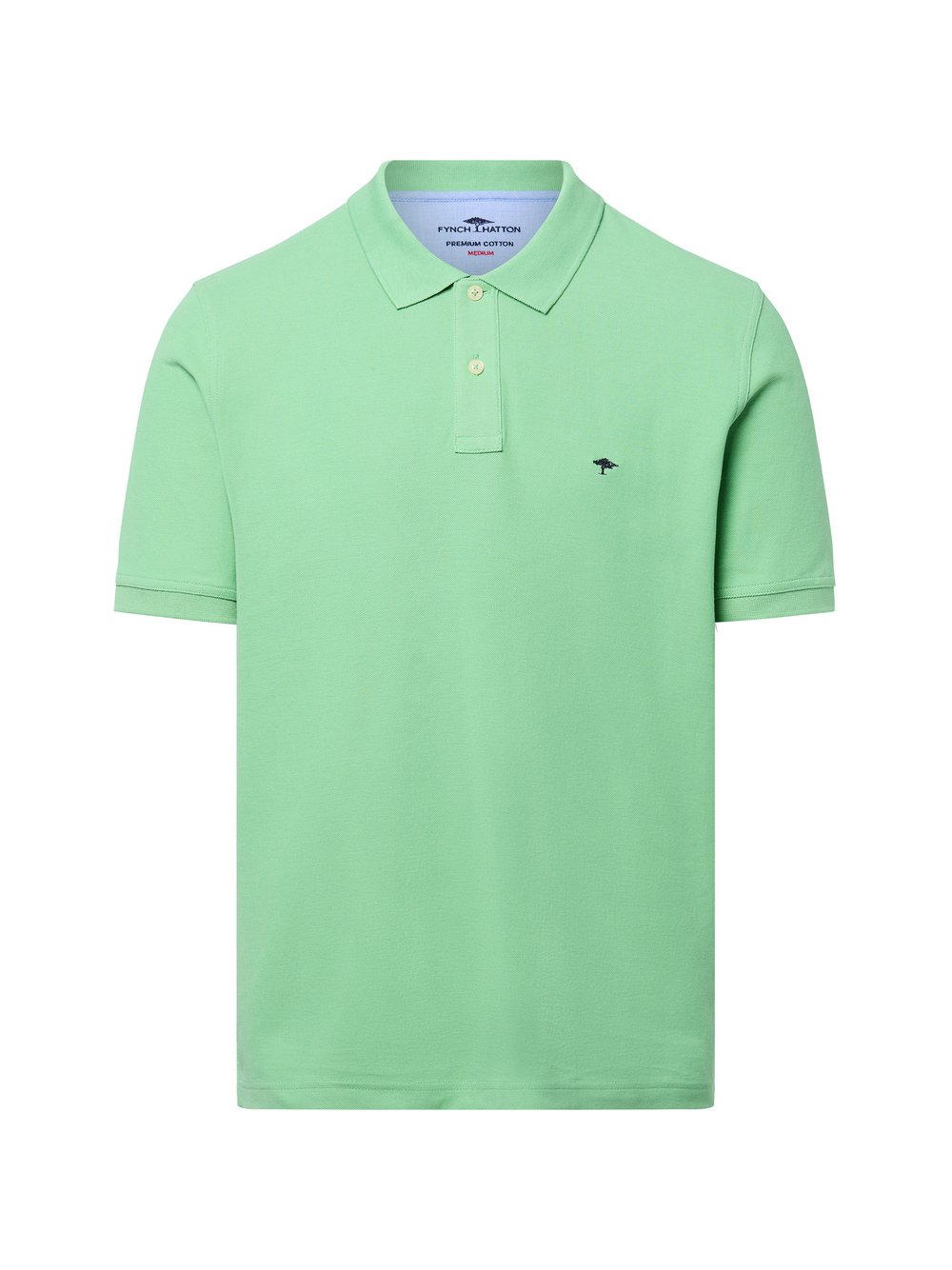 Fynch-Hatton Poloshirt Herren Baumwolle grün, M