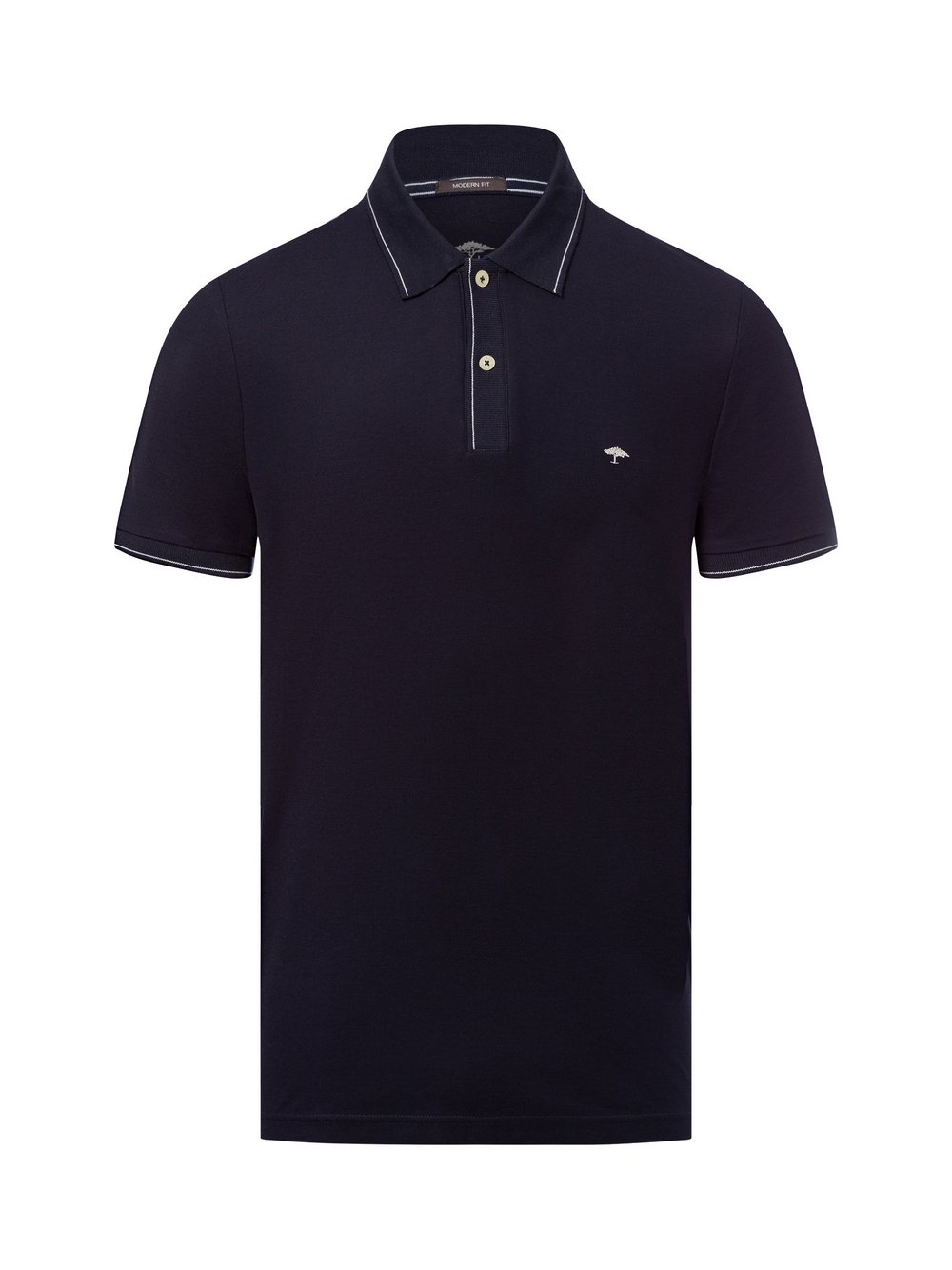 Thumbnail - Fynch-Hatton Poloshirt Herren Baumwolle blau, M