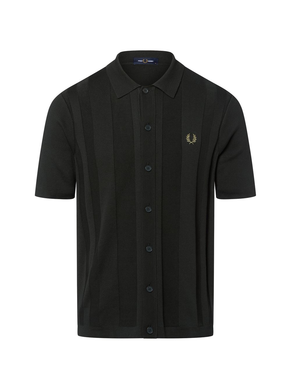Fred Perry Freizeithemd Herren Baumwolle grün, L