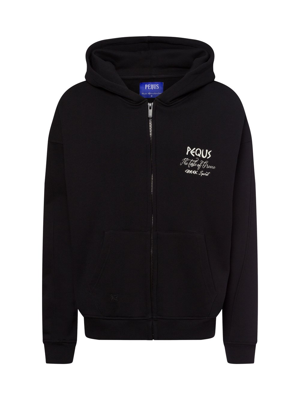 Thumbnail - PEQUS Kapuzenjacke Herren Baumwolle schwarz, XL