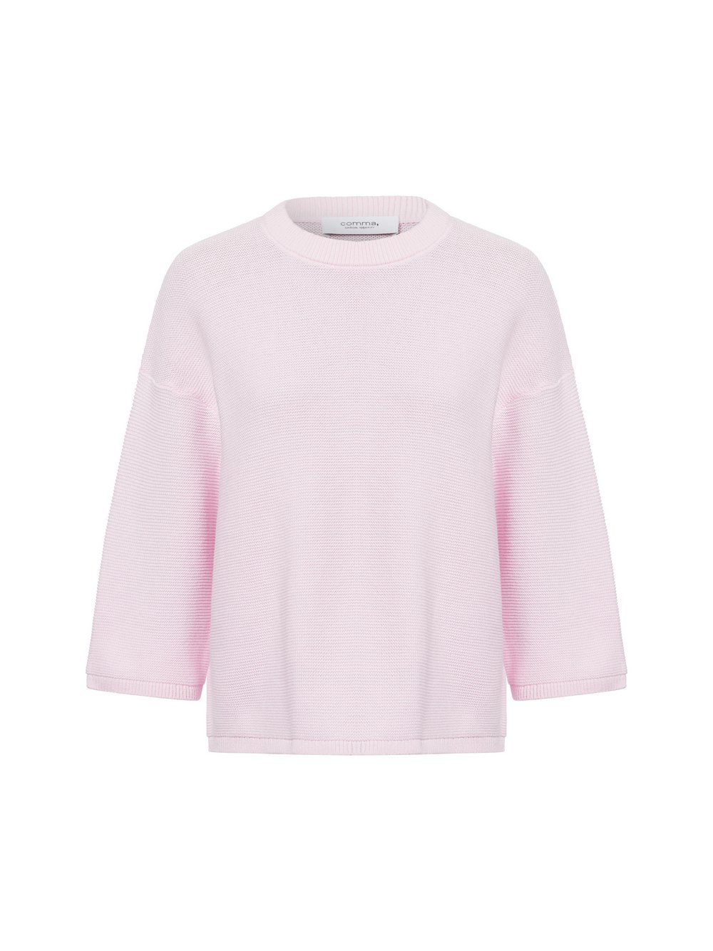 comma casual identity Strickpullover Damen Baumwolle rosa, L