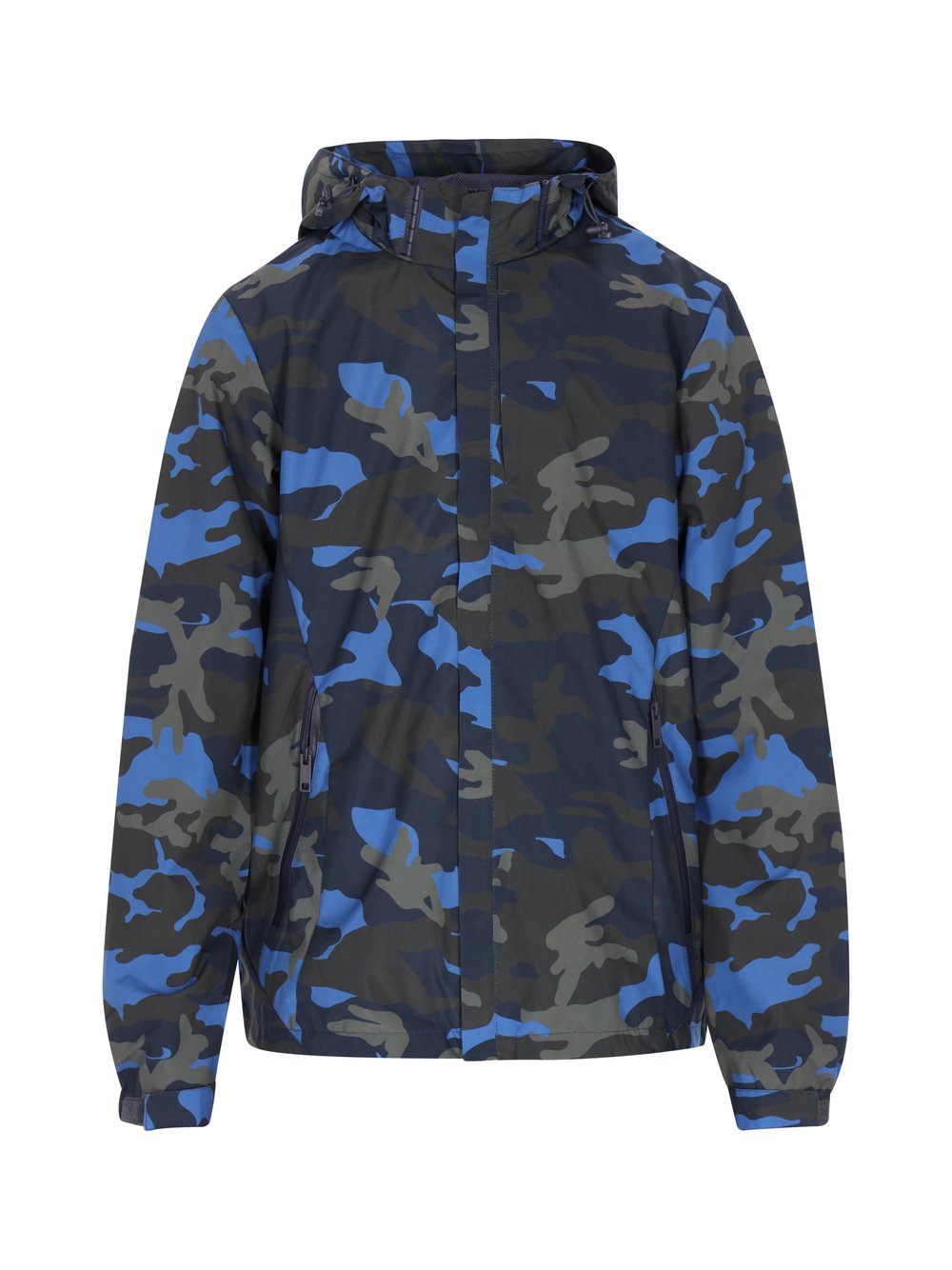 Mo Jacke Herren blau gemustert, XXL