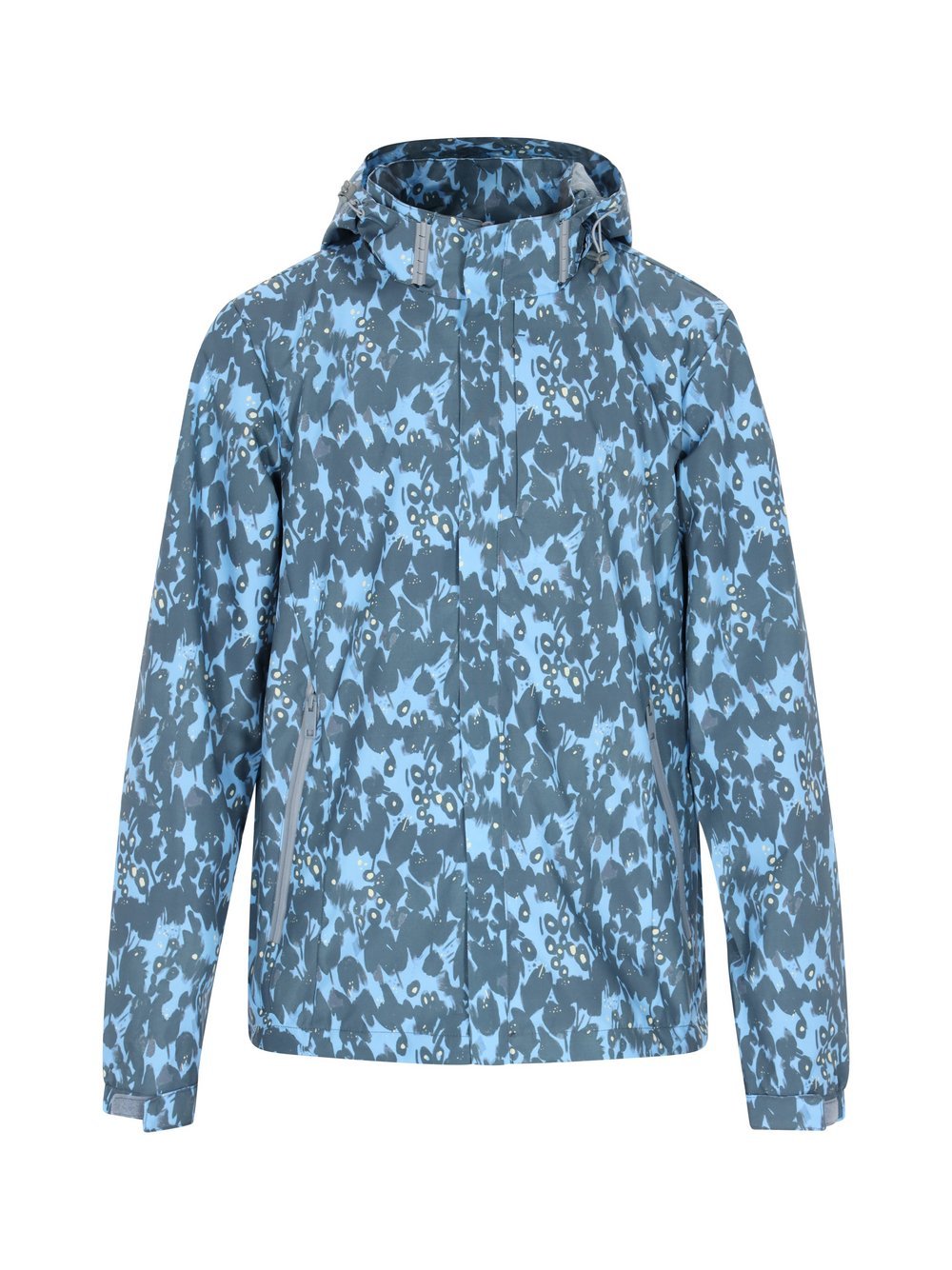 Mo Jacke Herren blau gemustert, M