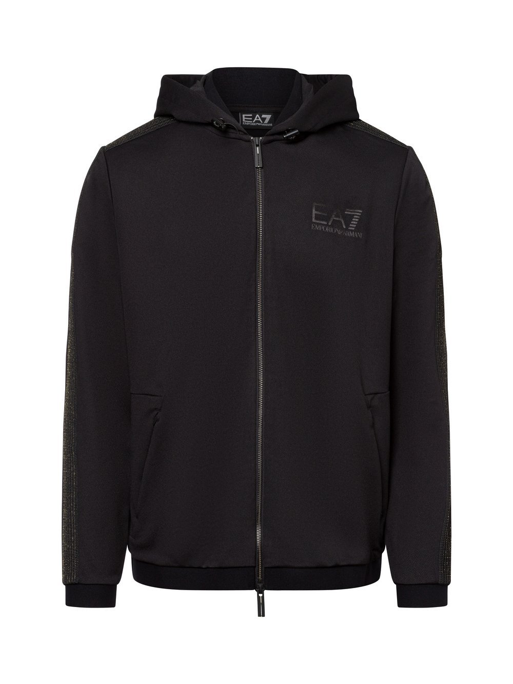 EA7 Emporio Armani Sweatjacke Herren schwarz, XXL