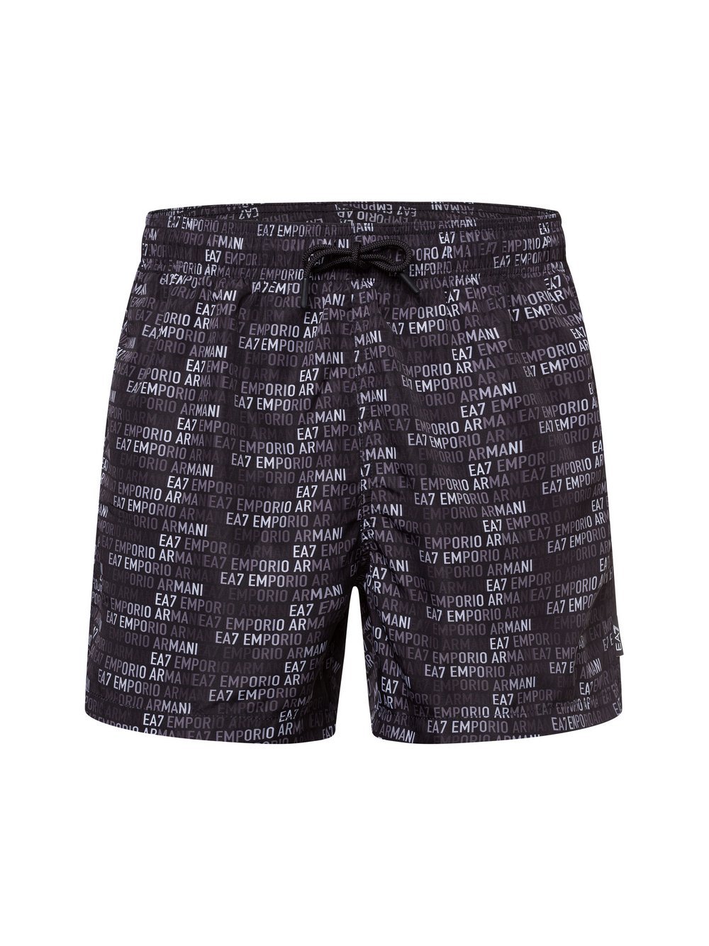 EA7 Emporio Armani Badeshorts Herren grau gemustert, XXL