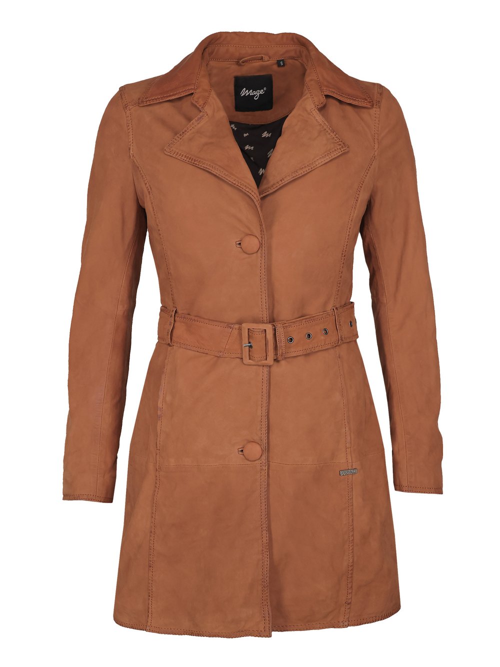 Thumbnail - Maze Ledermantel Damen braun, M