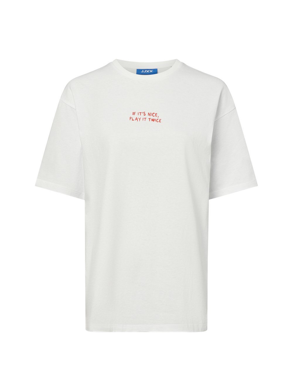 JJXX T-Shirt Damen Baumwolle weiß bedruckt, L