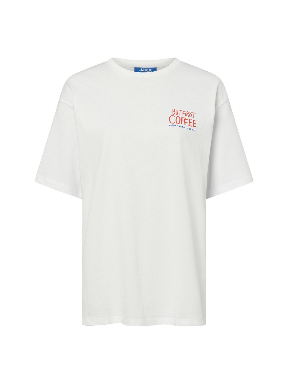 JJXX T-Shirt Damen Baumwolle weiß bedruckt, L