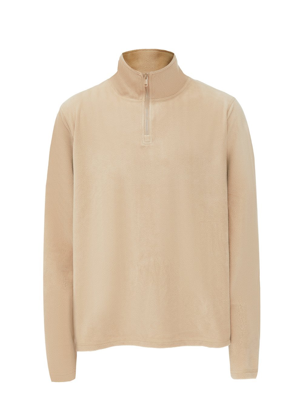 Mo Fleecepullover Herren beige, S