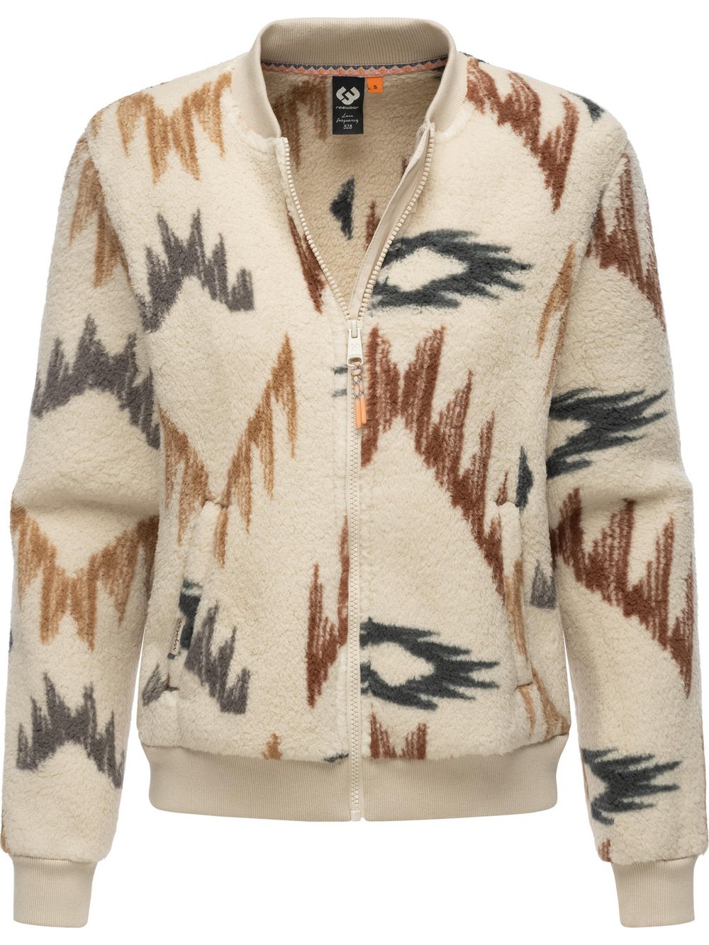 Ragwear Plüschjacke Damen beige, M