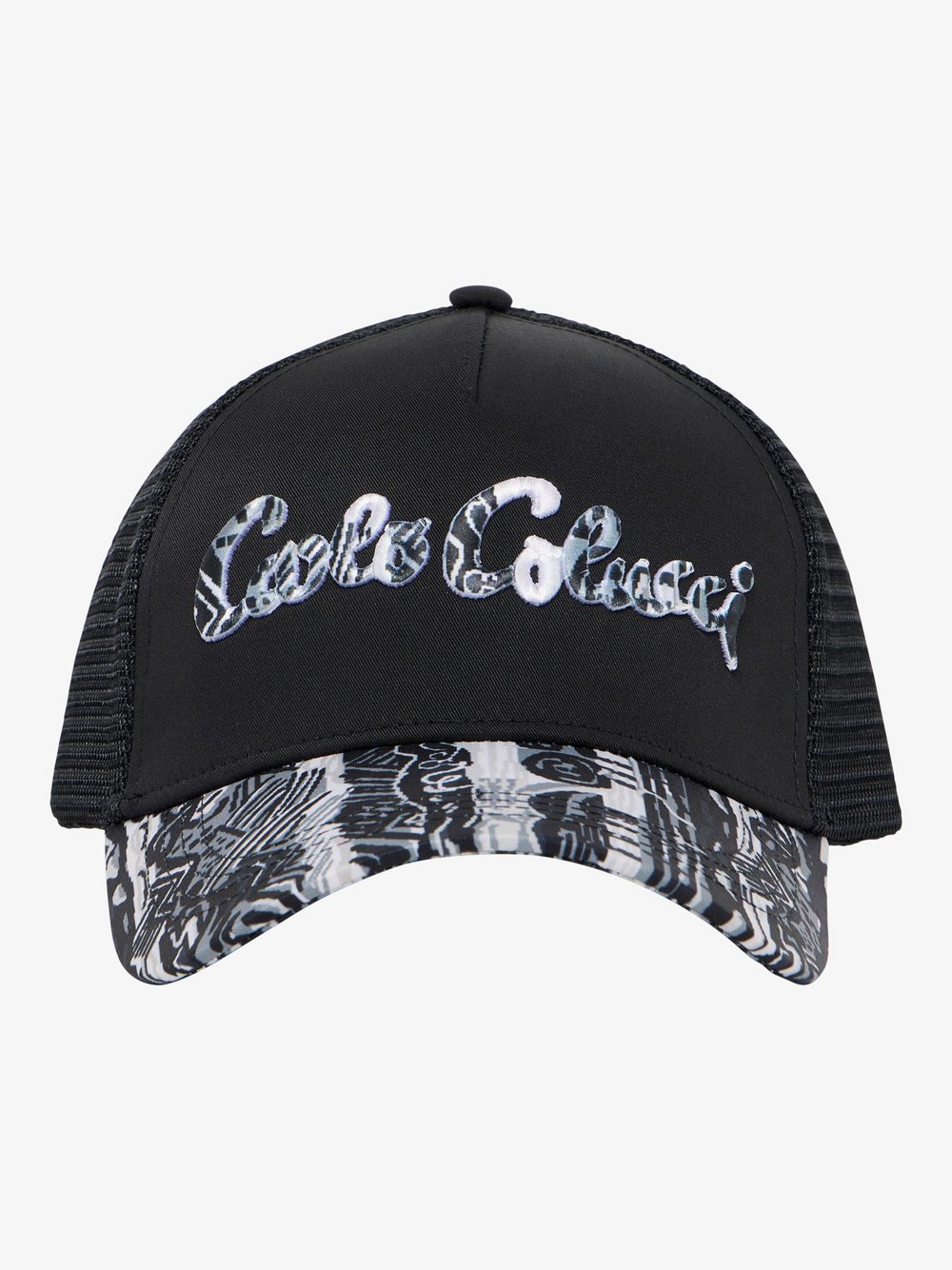 Carlo Colucci Trucker Cap  Damen schwarz gemustert, ONE SIZE