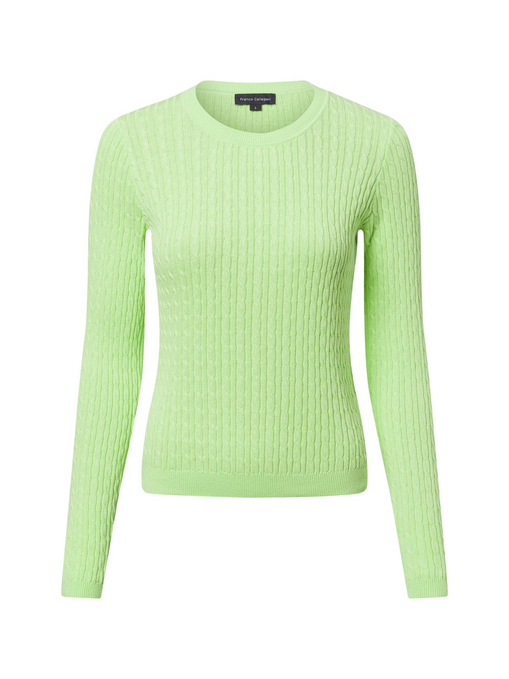 Franco Callegari Pullover Damen Baumwolle grün, XXL