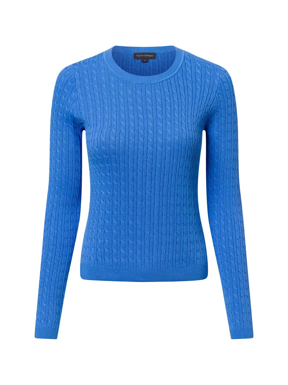 Franco Callegari Pullover Damen Baumwolle blau, M