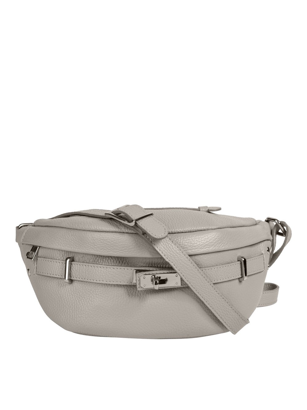 Thumbnail - Samantha Look Gürteltasche Damen Leder grau, ONE SIZE