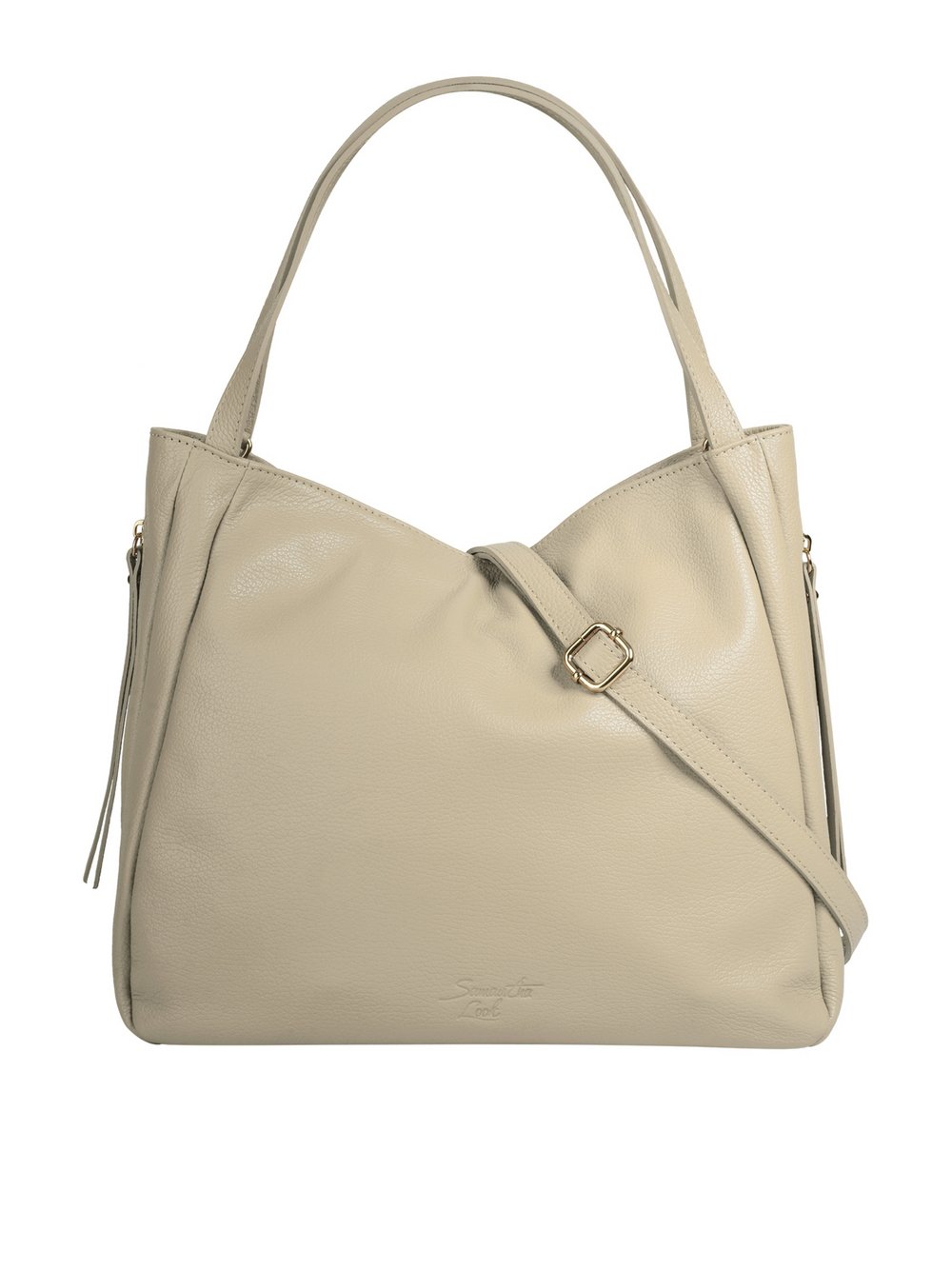 Thumbnail - Samantha Look Umhängetasche Damen Leder beige, ONE SIZE