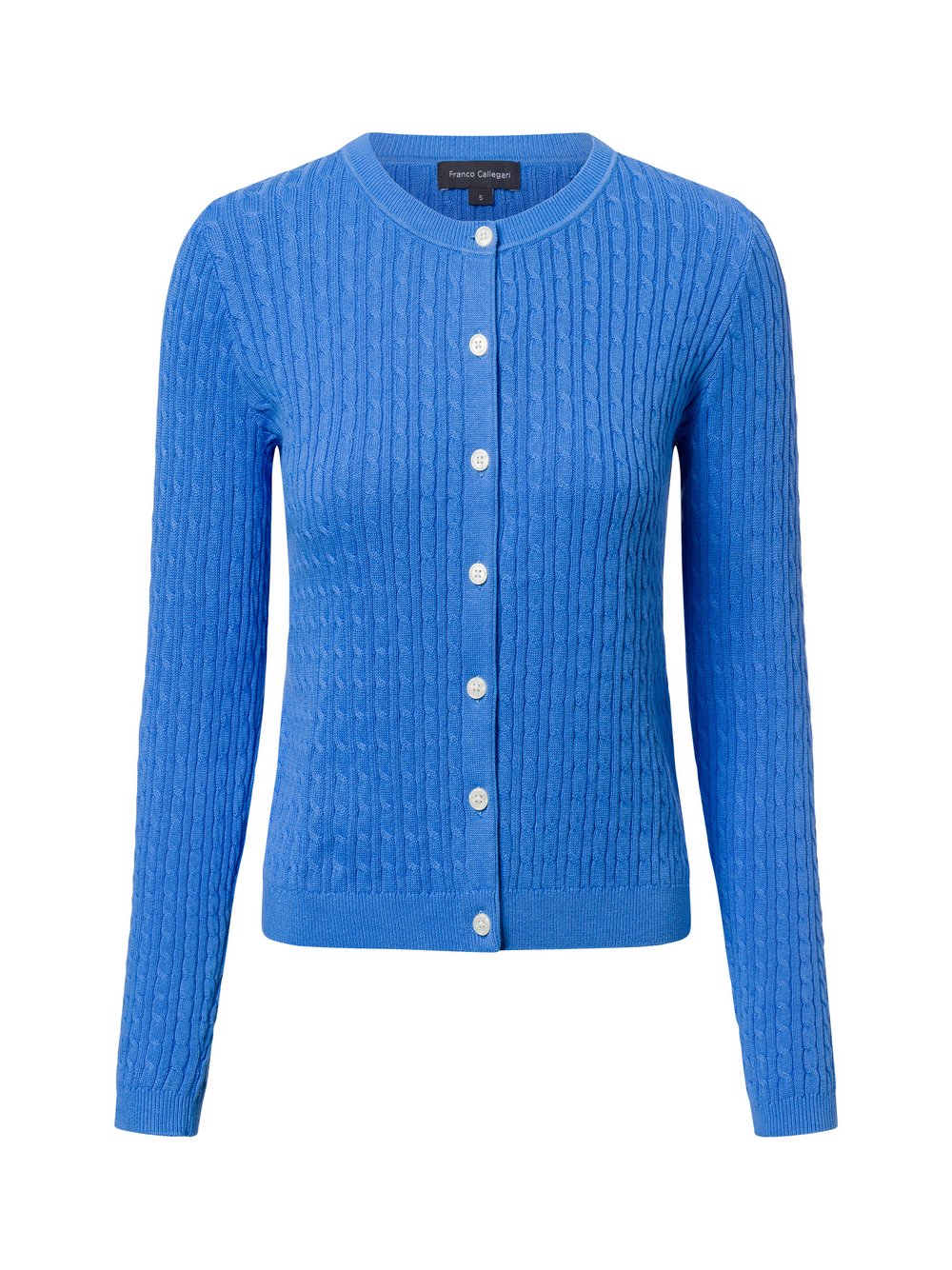 Franco Callegari Strickjacke Damen Baumwolle blau, S