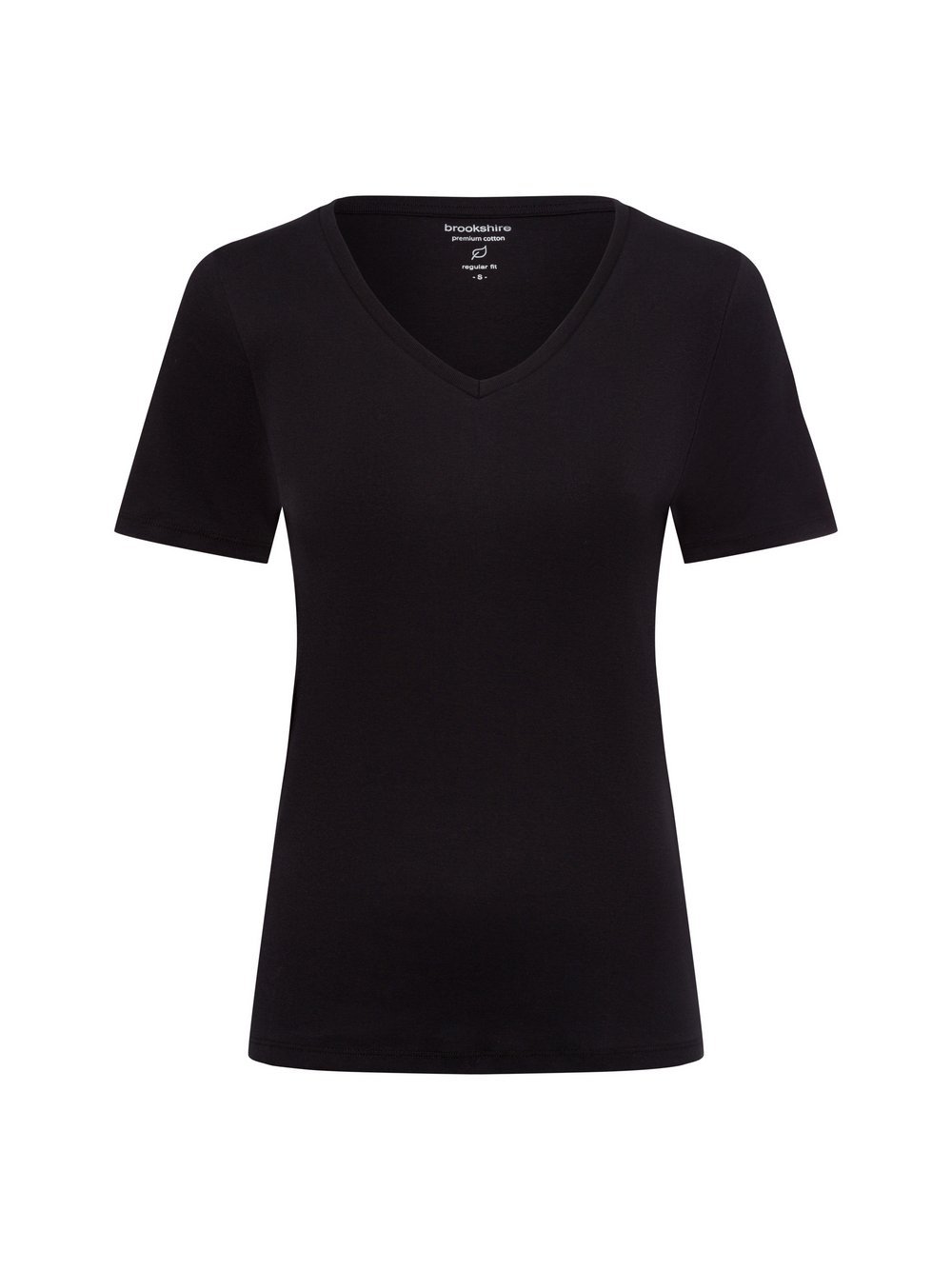 brookshire T-Shirt Damen Baumwolle schwarz, M