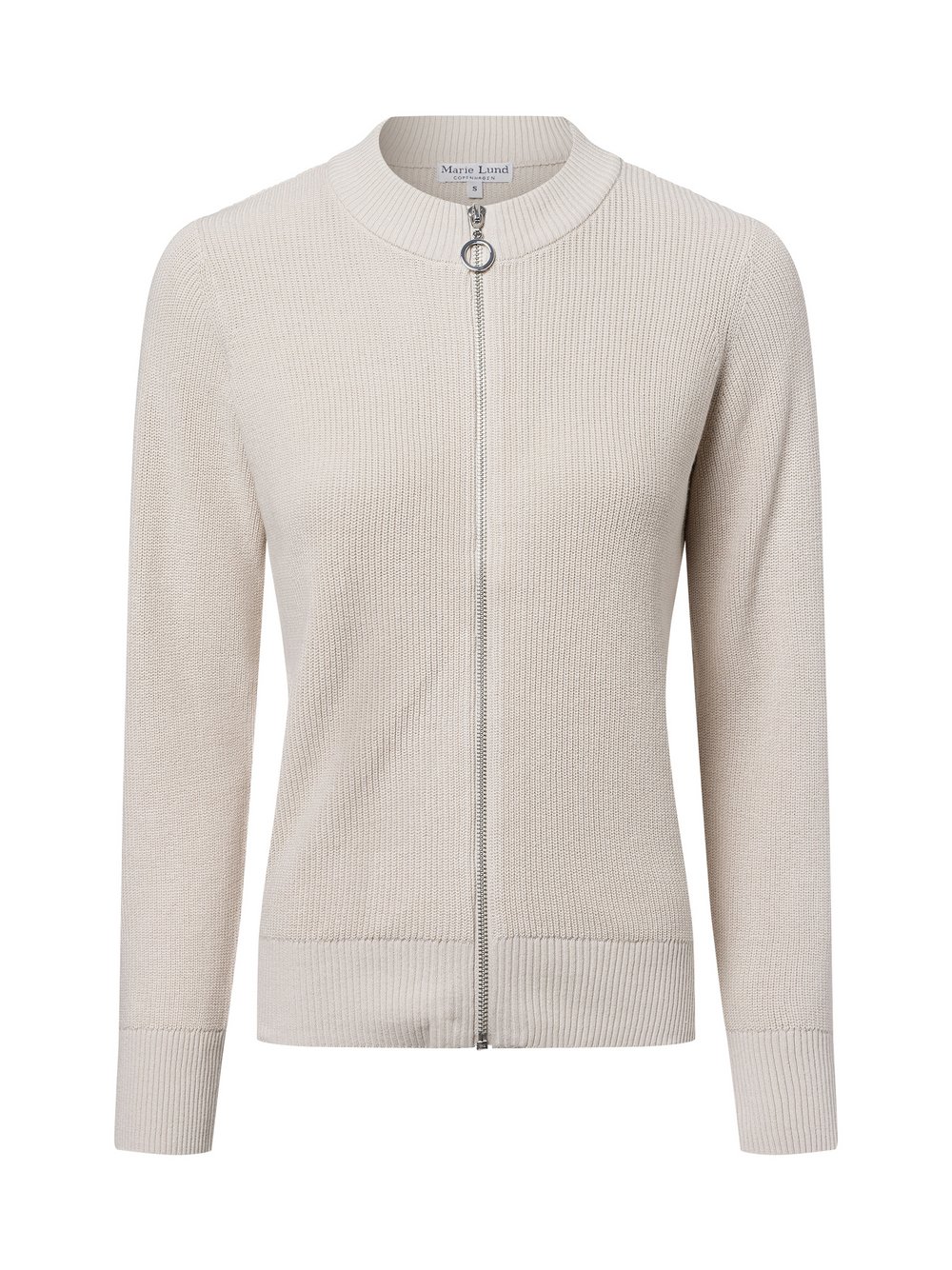 Marie Lund Strickjacke Damen Grobstrick beige, XXL