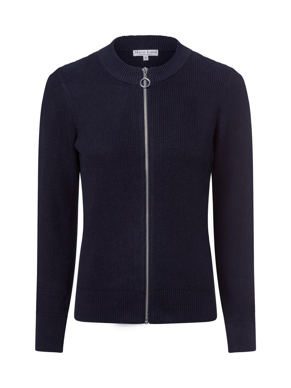 Marie Lund Strickjacke Damen Grobstrick blau, L