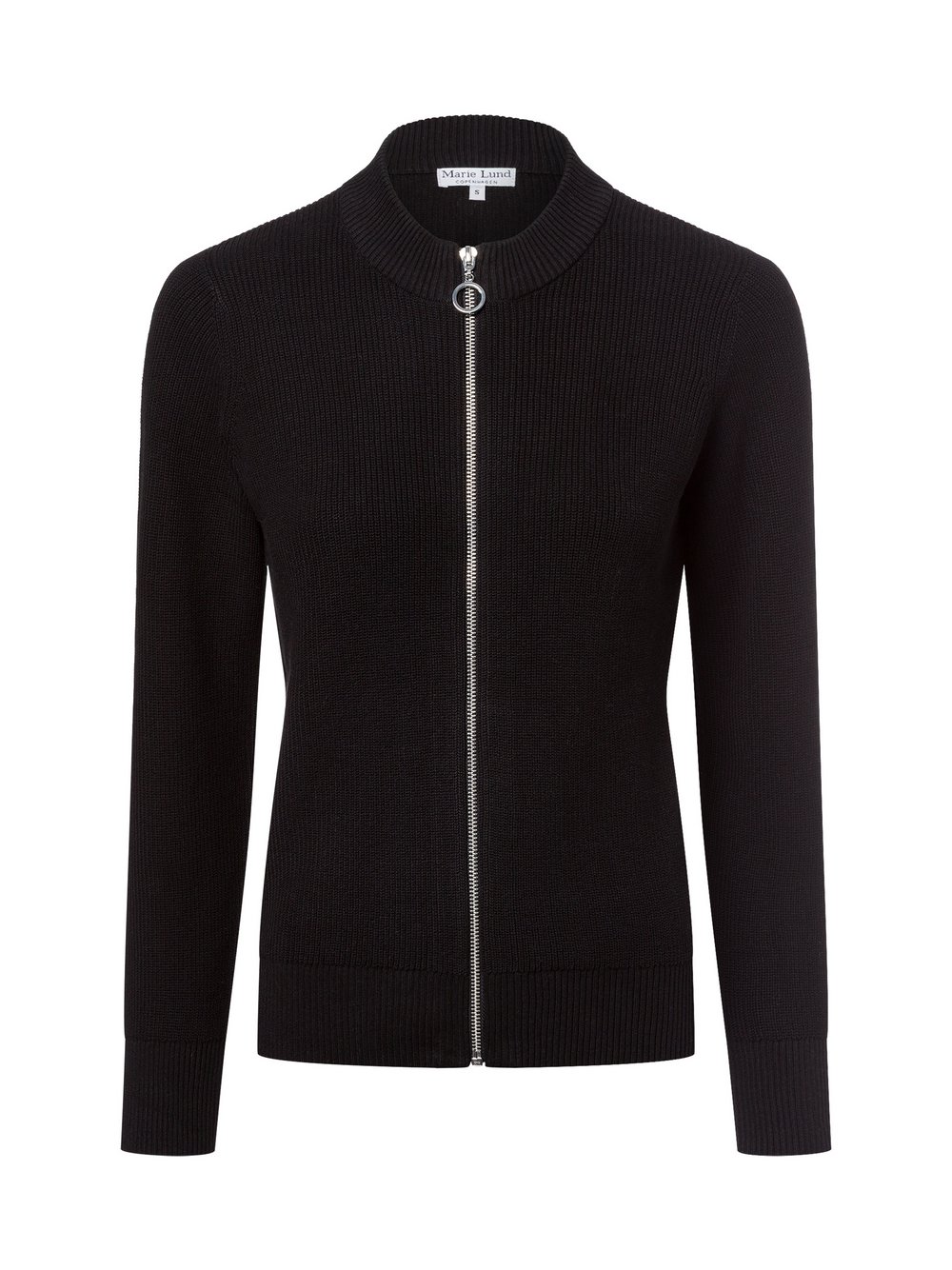 Marie Lund Strickjacke Damen Grobstrick schwarz, L
