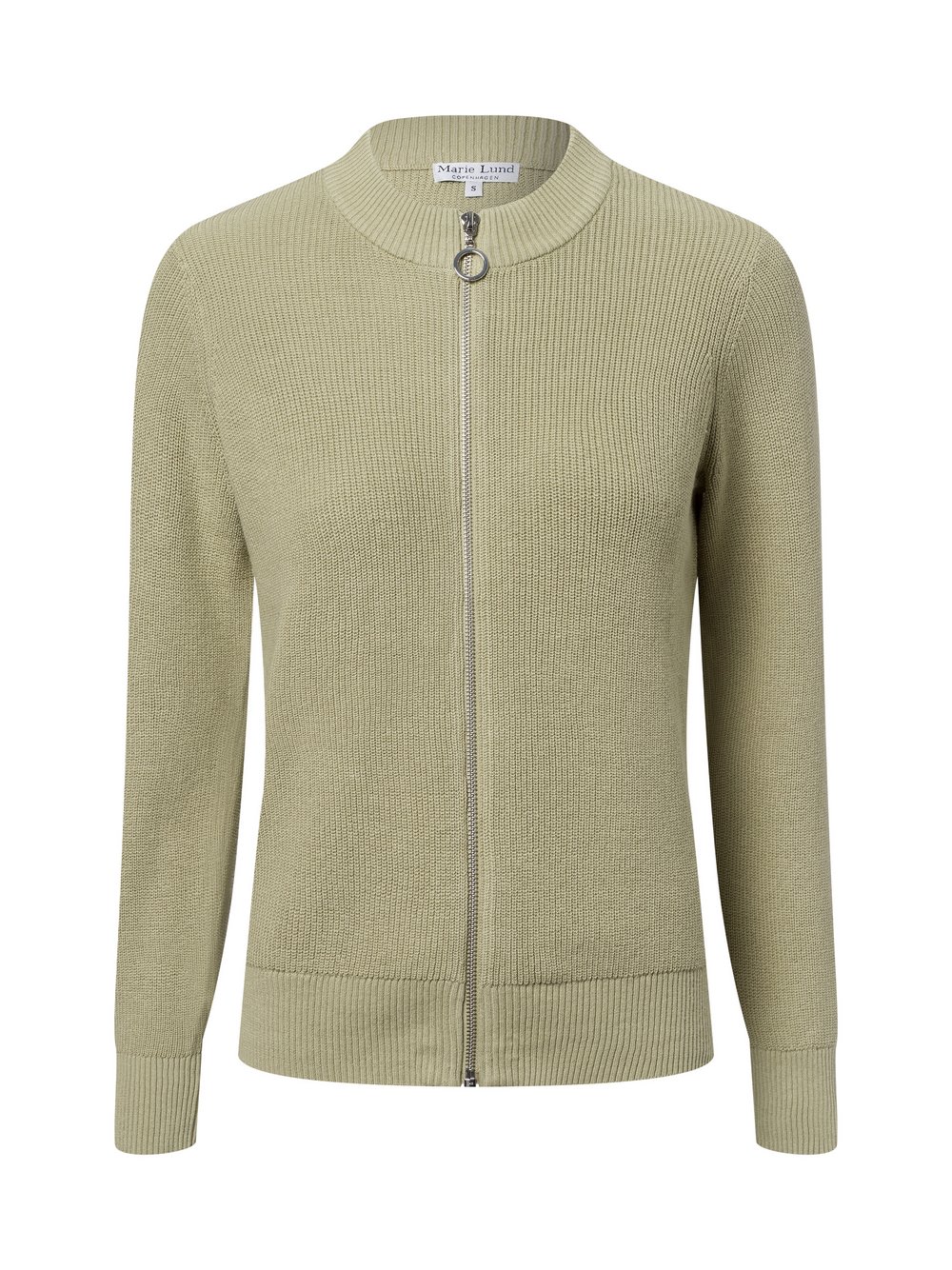 Marie Lund Strickjacke Damen Grobstrick grün, M