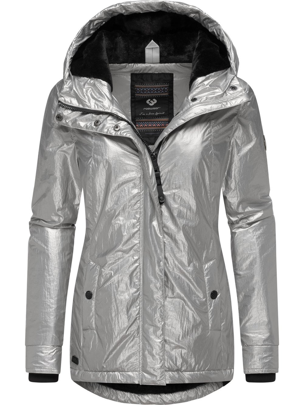 Ragwear Winterjacke Damen silber, S