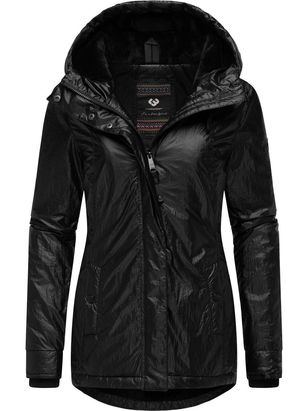 Ragwear Winterjacke Damen schwarz, M