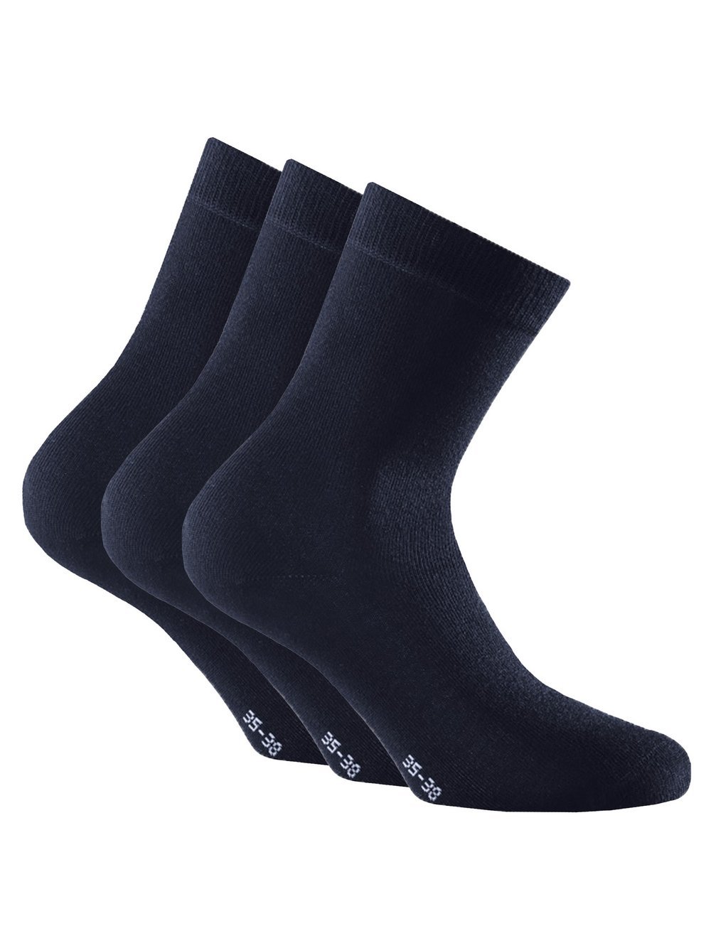 Rohner Socken 3er Pack Herren Viskose blau, 39-42