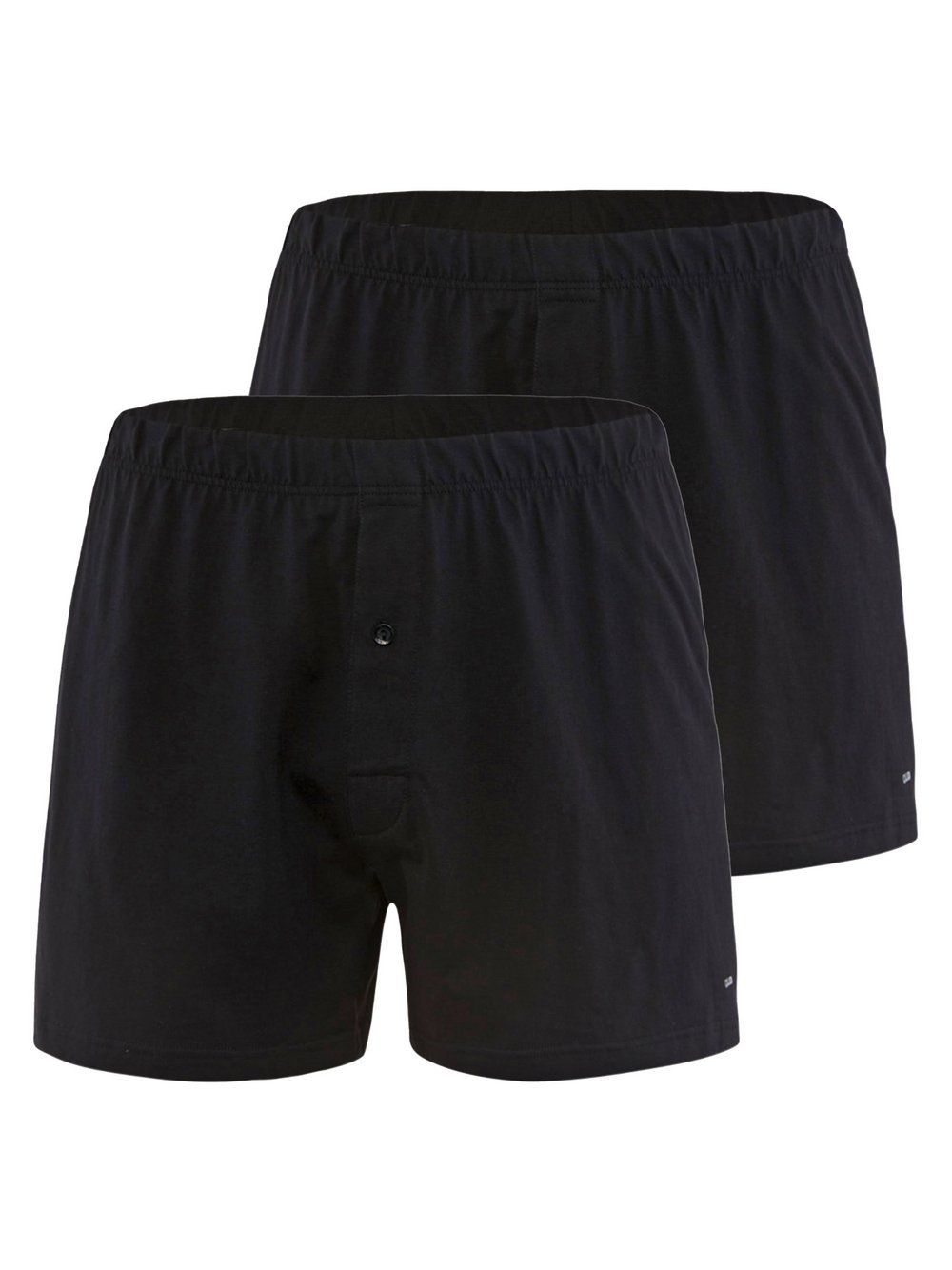 Calida Boxershort 2er Pack Herren Baumwolle schwarz, XXL