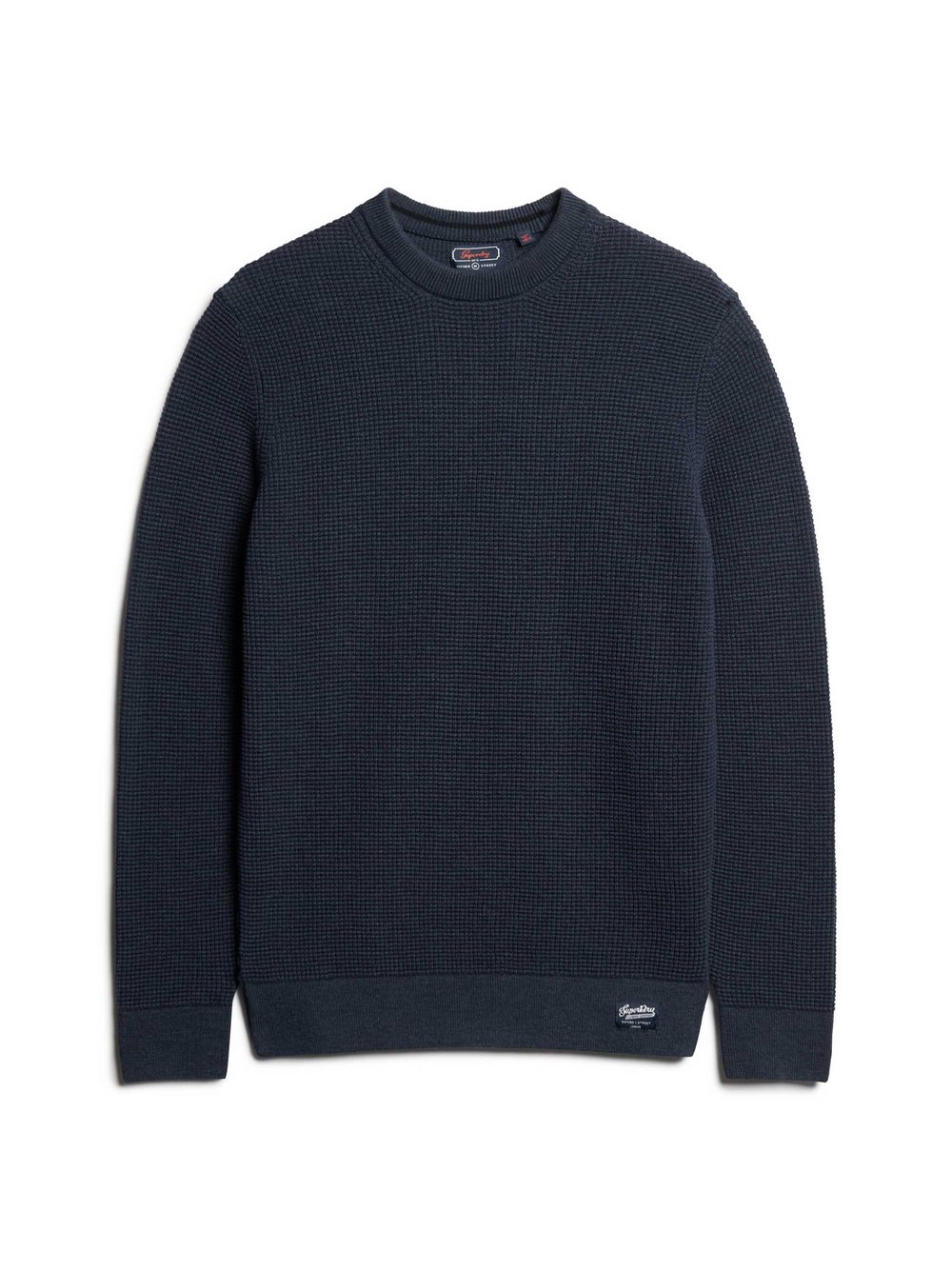 Superdry Strickpullover Herren Baumwolle blau, L