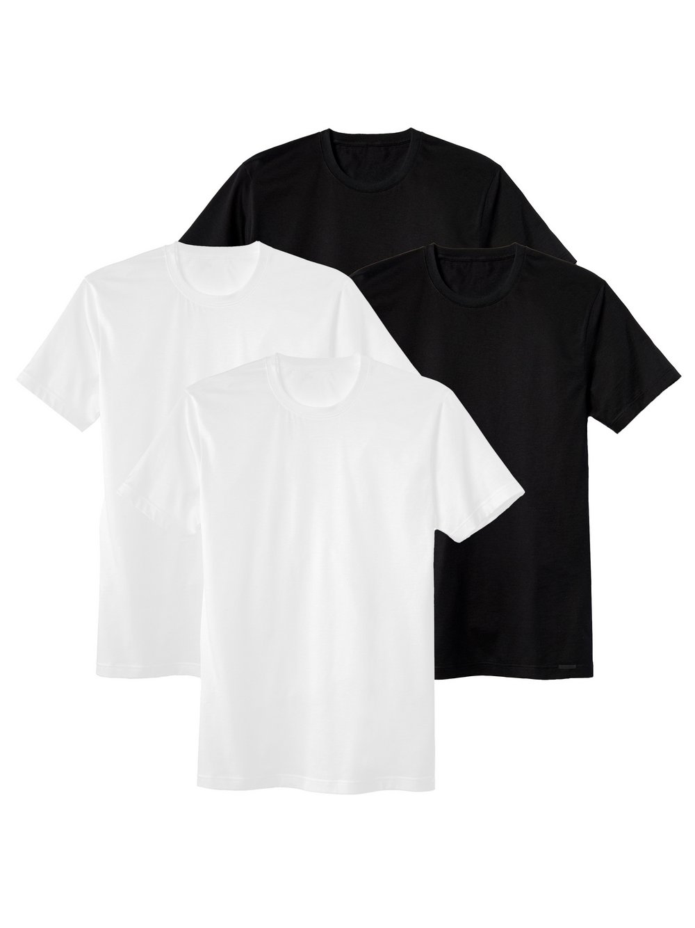 Calida T-Shirt 4er Pack Herren Baumwolle mehrfarbig, L