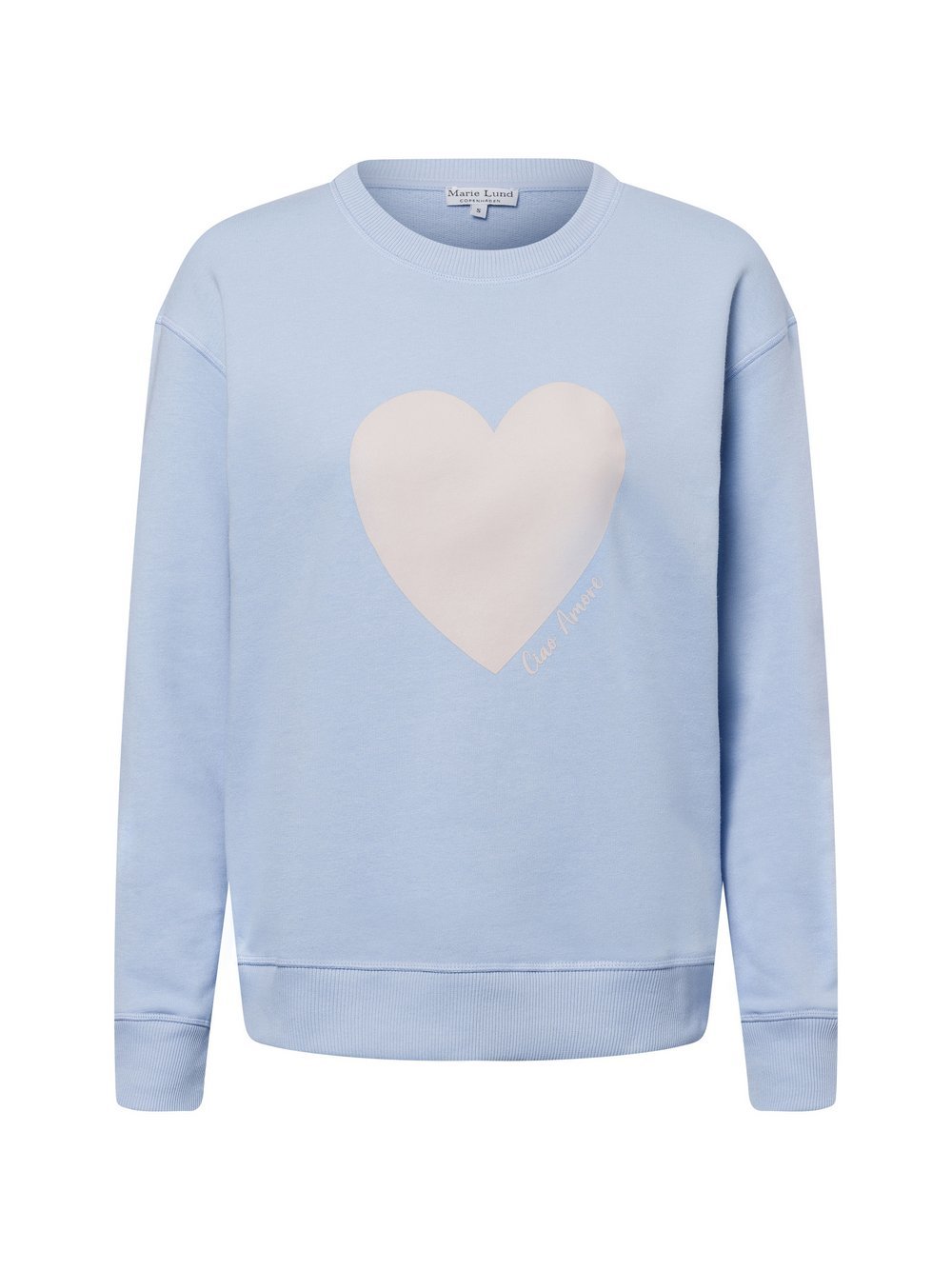 Marie Lund Sweatshirt Damen Baumwolle blau gemustert, M